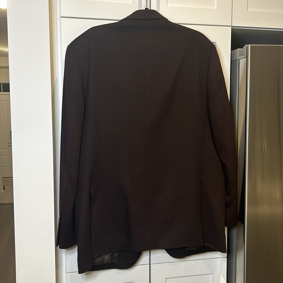 Pronto Uomo Brown Men’s Blazer Silk Wool Cashmere – Moores Size 44R - Picture 9 of 13
